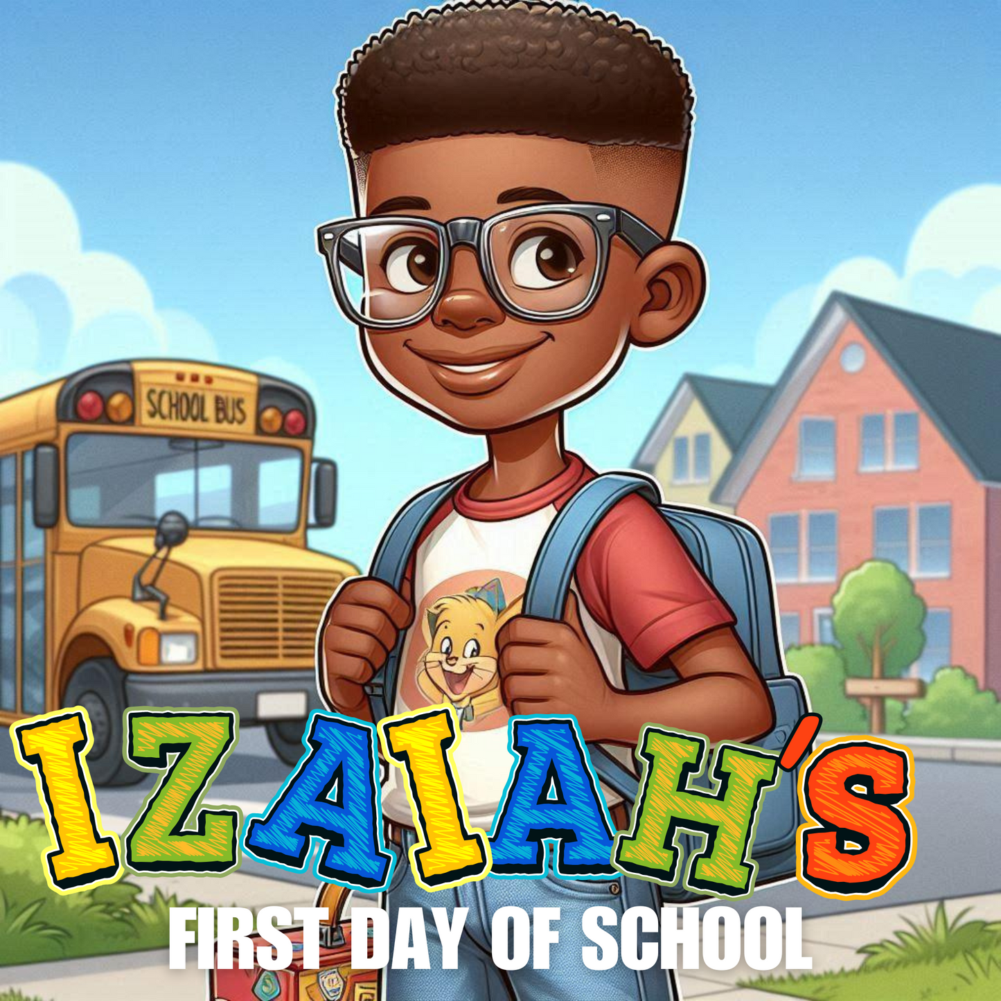 Izaiah's First Day Of School