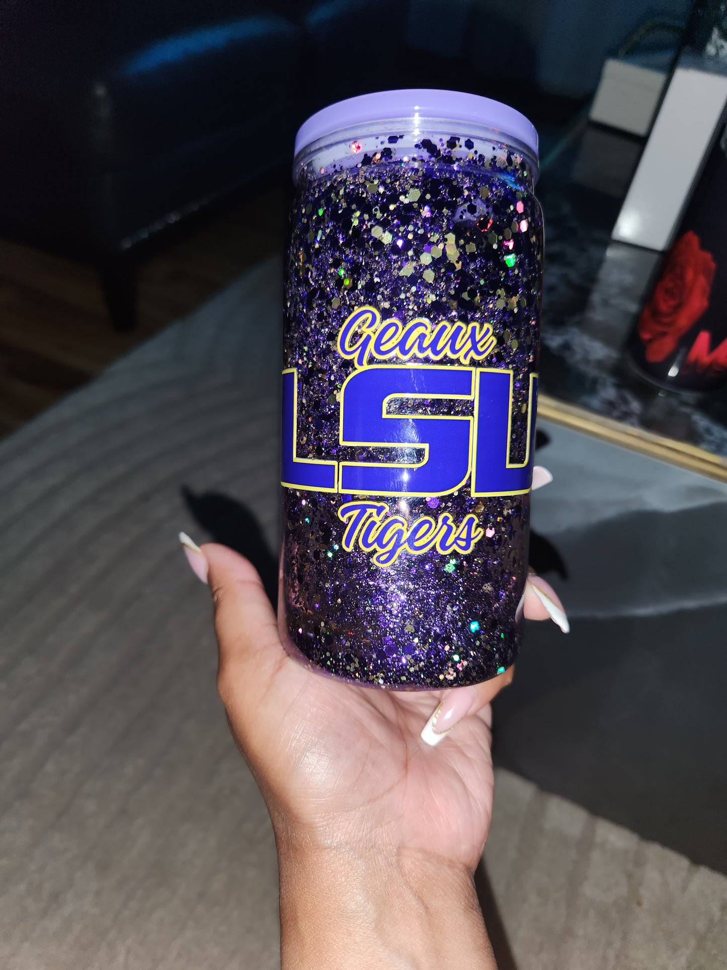 Custom Glitter Tumbler